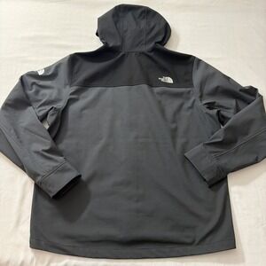 The North Face Hoodie Zip Sweatshirt Jacket Mens sz XL Black windbreaker Fit Gym